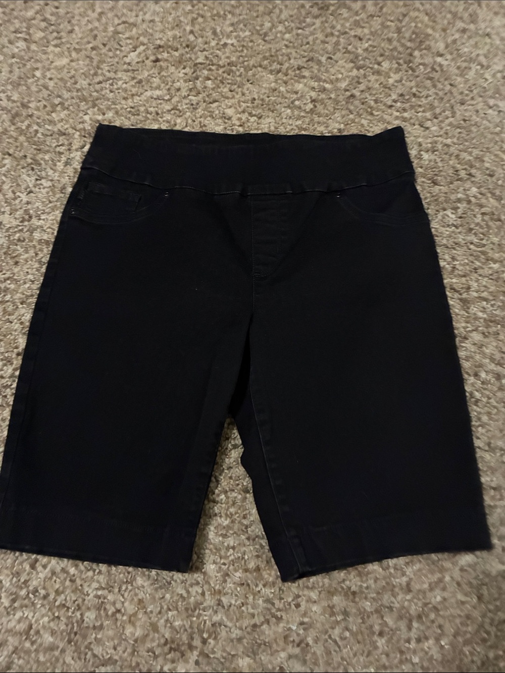 Lee Women's Black Jean Bermuda Shorts